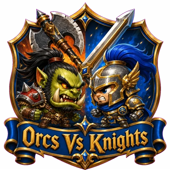 Orcs Vs Knights crest